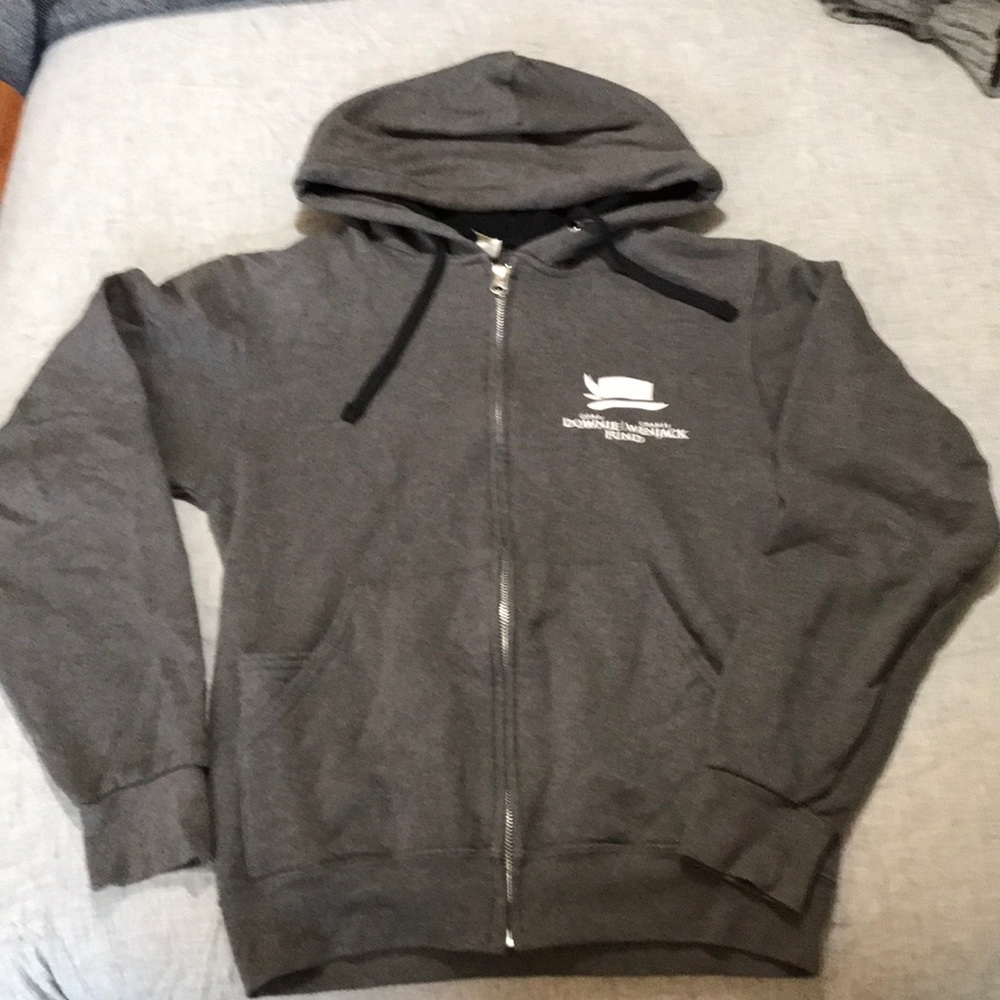 Gord Downie Fruit of the Loom zip-up hoodie (S)